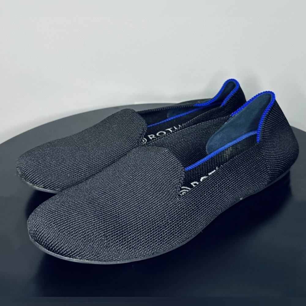 Rothy's Black Loafers Slip Ons